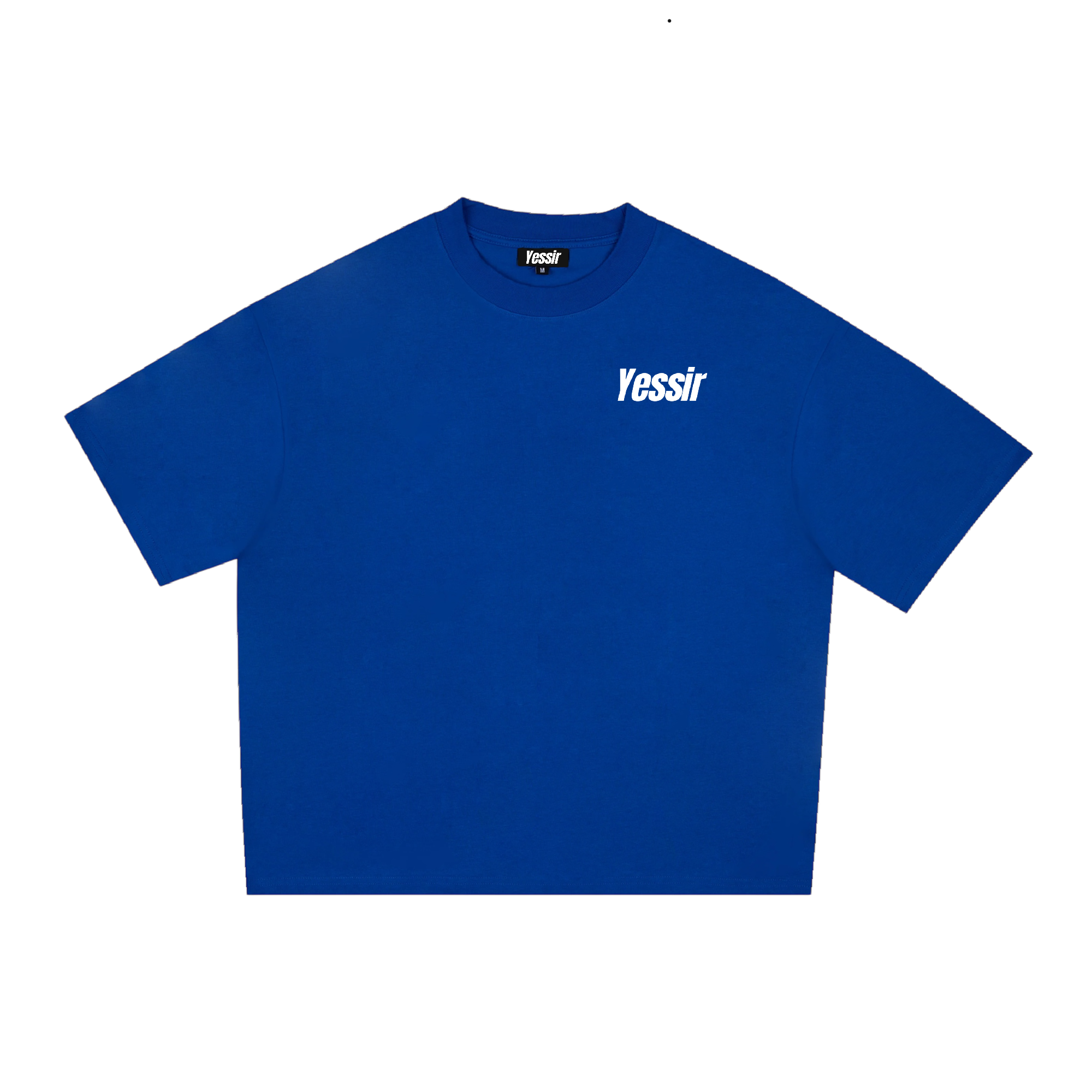 YESSIR WAFFLE KNIT TEE - BLUE