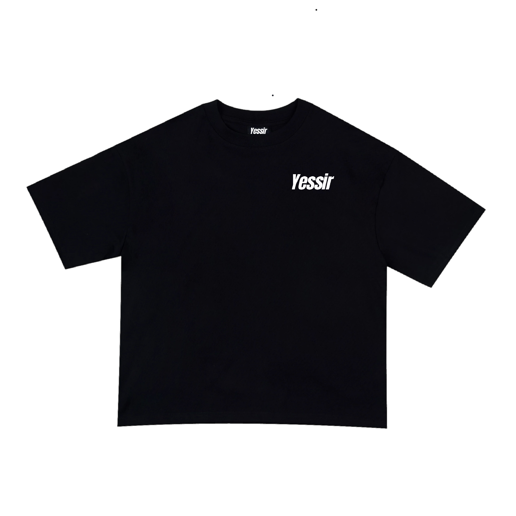 YESSIR T-SHIRT EN TRICOT GAUFRÉ - NOIR
